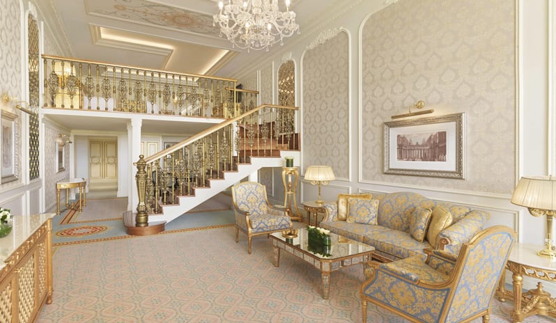 Raffles The Palm - Duplex Suite Living Area